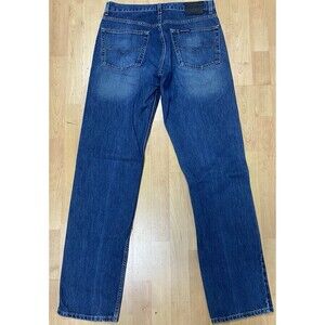 Harley Davidson H-D Denim Jeans Men's Size 34x36 Blue Straight Leg Biker Jeans